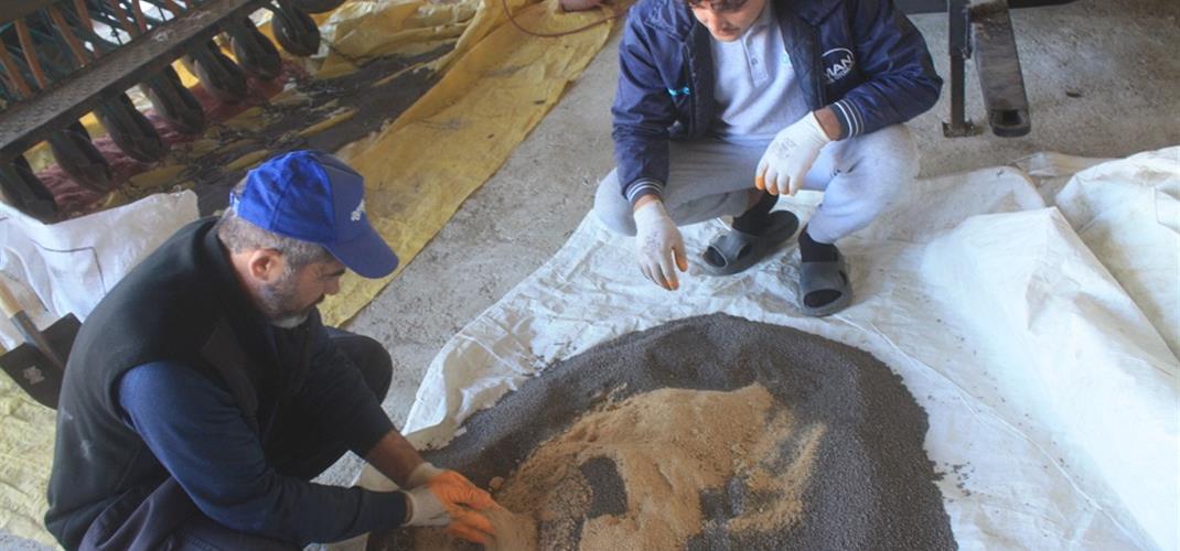 SUTUTUCU POLİMERLE DENEME EKİMİ YAPILDI